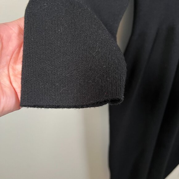 Modern Citizen Brea Off the Shoulder Midi Sweater Dress Size Medium Black Career - Picture 8 of 12